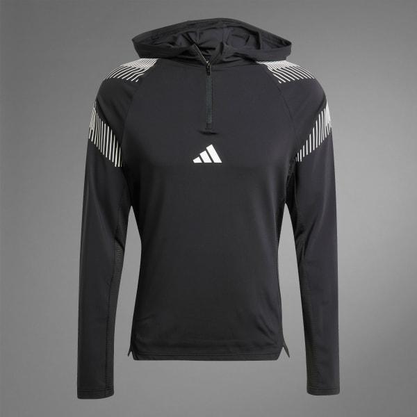 Pro-Series Quarter Zip Hooded Track Jacket Product Image