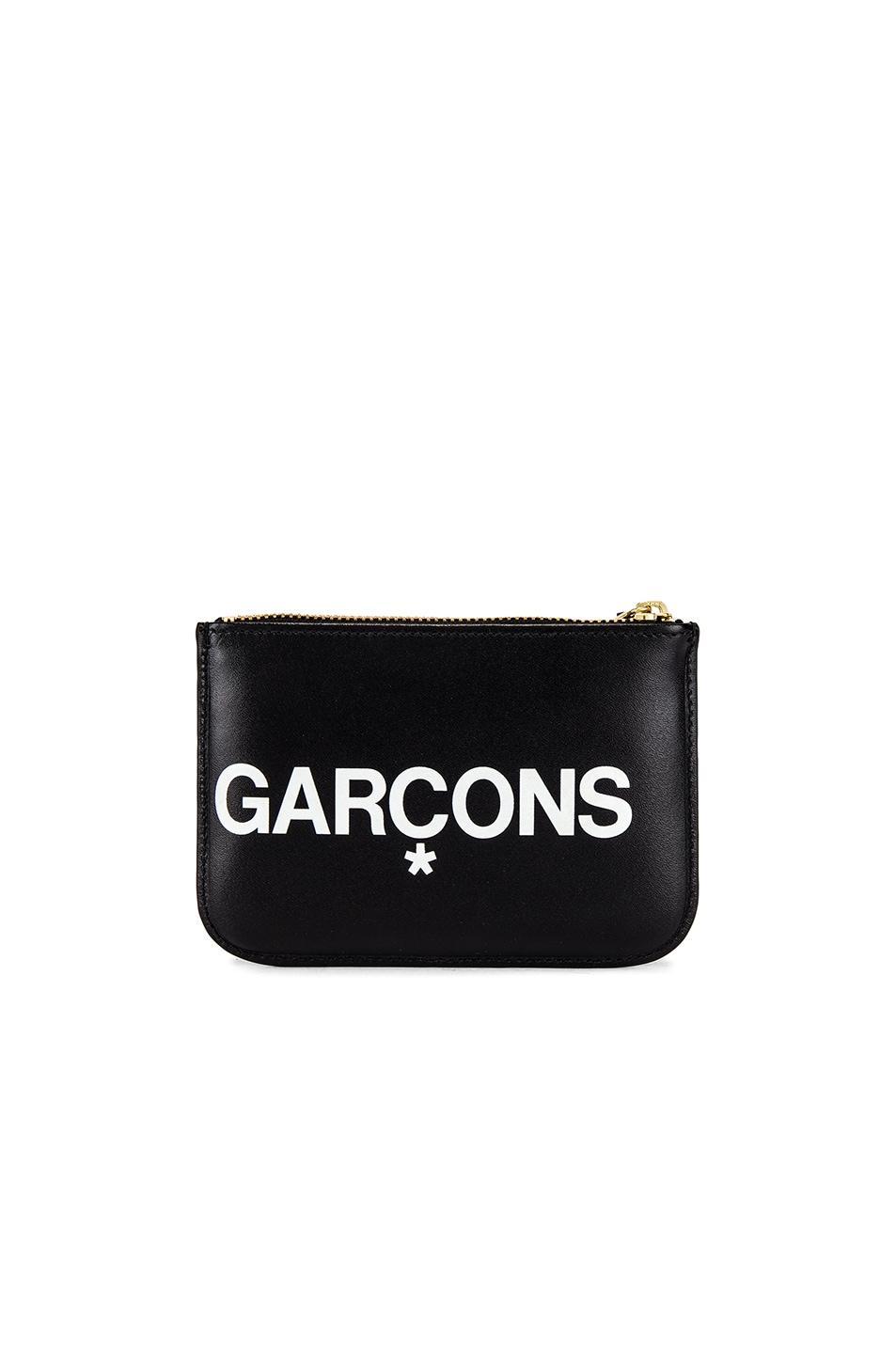 COMME des GARCONS Huge Logo Wallet Black.. Product Image