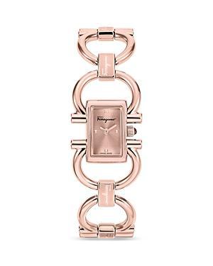 FERRAGAMO Double Gancio Mini Bracelet Watch, 13.5mm x 20.5mm Product Image