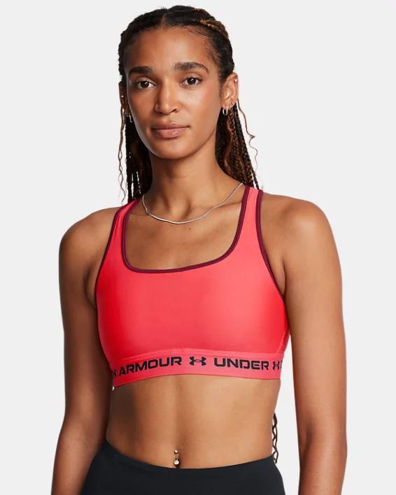 Womens Armour Mid Crossback Sports Bra Product Image