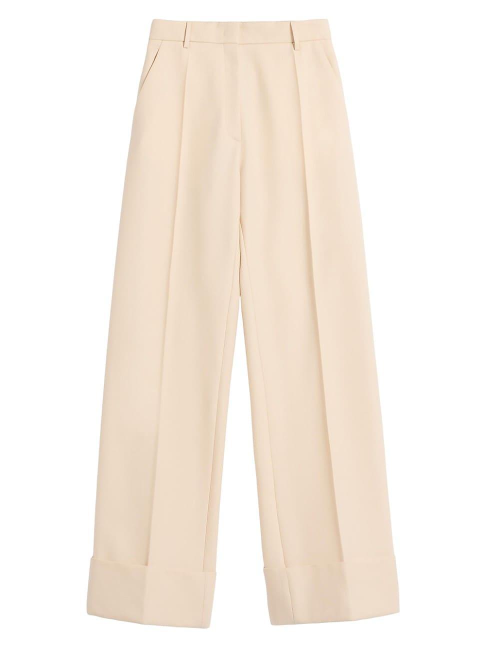 Womens Diagonal Dry Wool Pants product image