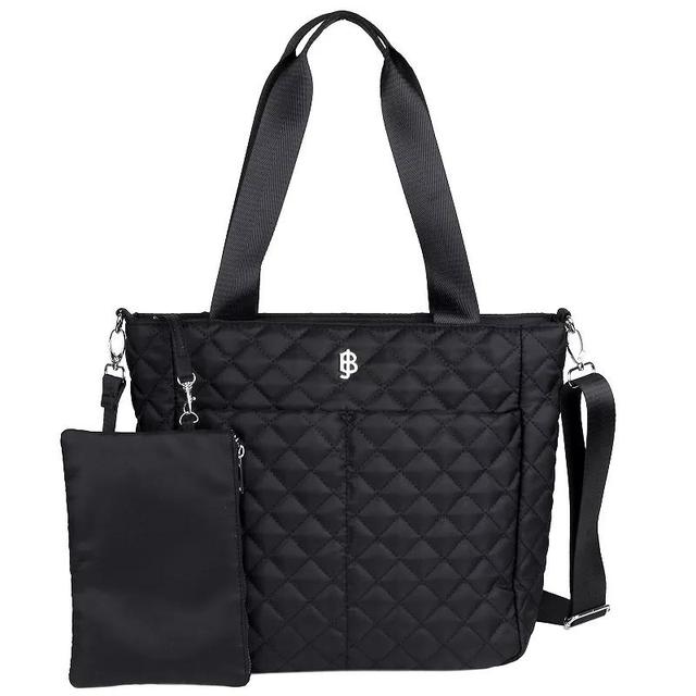 Womens Julia Buxton Nylon Quilted Organizer Tote Bag Product Image