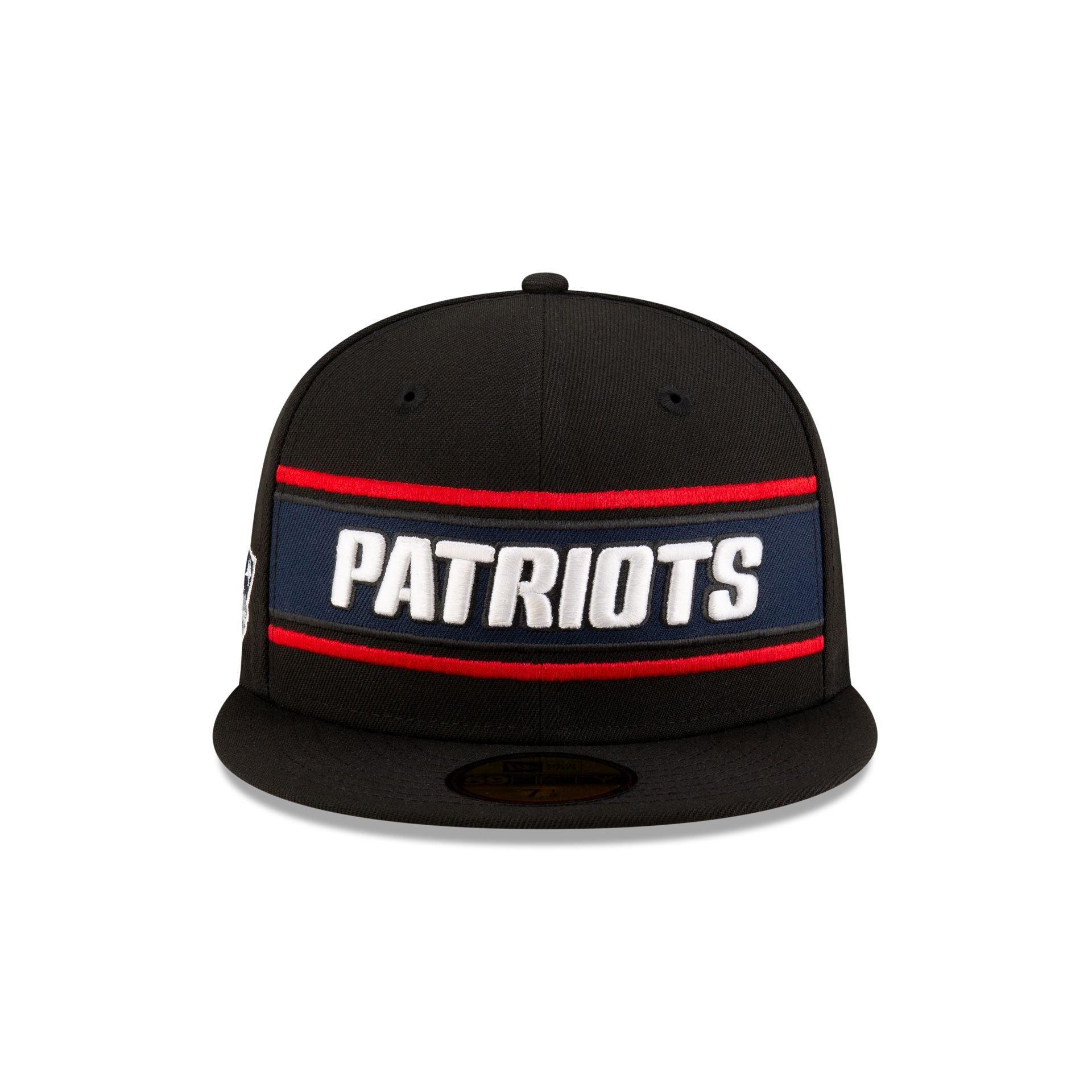 New England Patriots 2024 Sideline Black 59FIFTY Fitted Hat Male Product Image