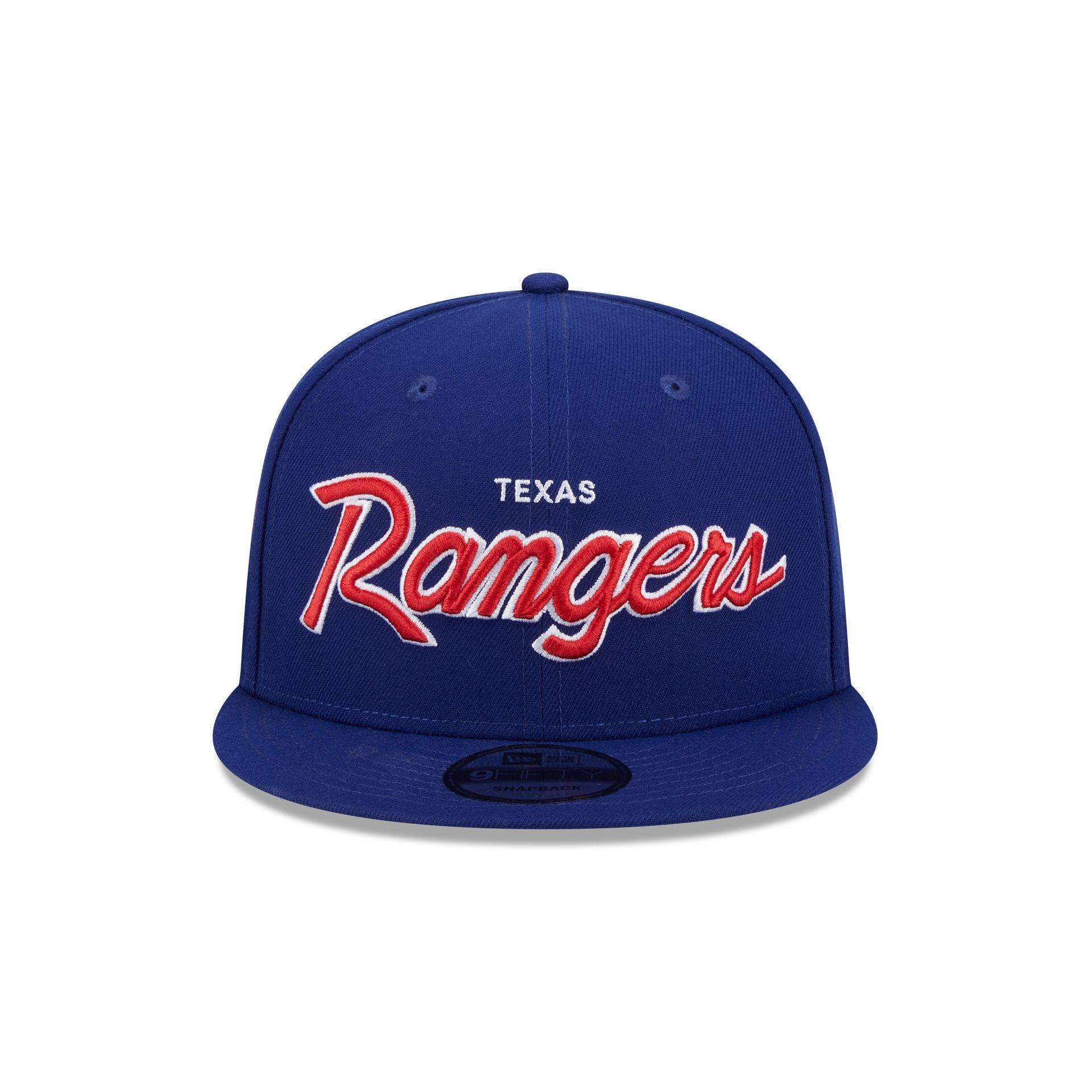 Texas Rangers Wordmark 9FIFTY Snapback Hat Male Product Image