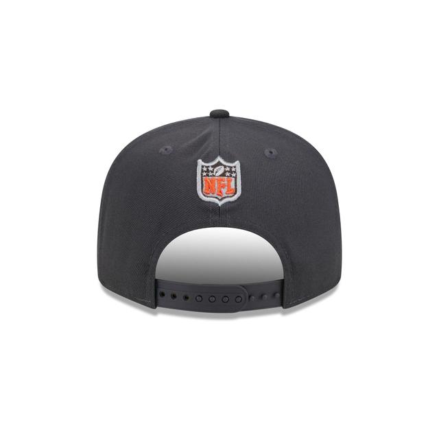 Philadelphia Eagles Basic Black on Black 9FIFTY Snapback Hat Male Product Image