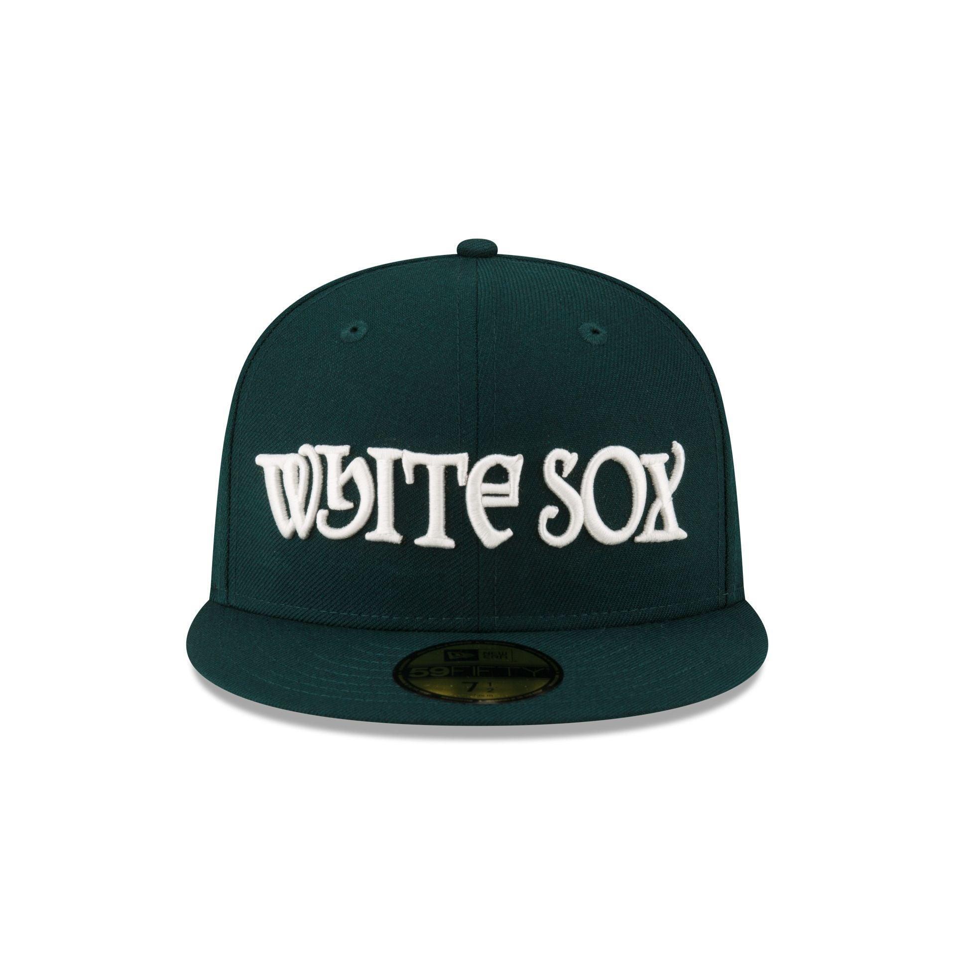 Just Caps Dark Green Wool Chicago White Sox 59FIFTY Fitted Hat Male Product Image