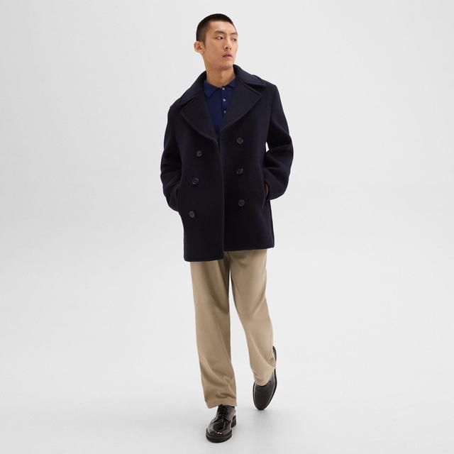 Recycled Wool Peacoat | Theory Product Image