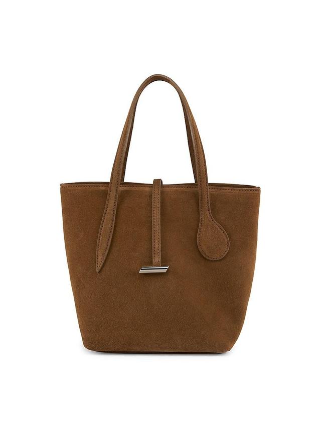 Womens Sprout Mini Suede Tote Bag Product Image