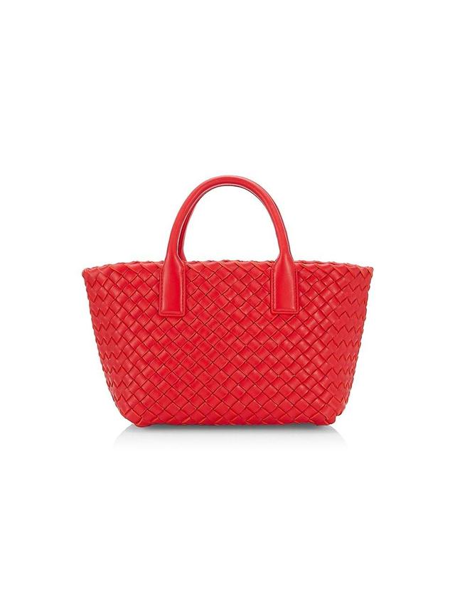 Womens Mini Cabat Leather Tote Product Image