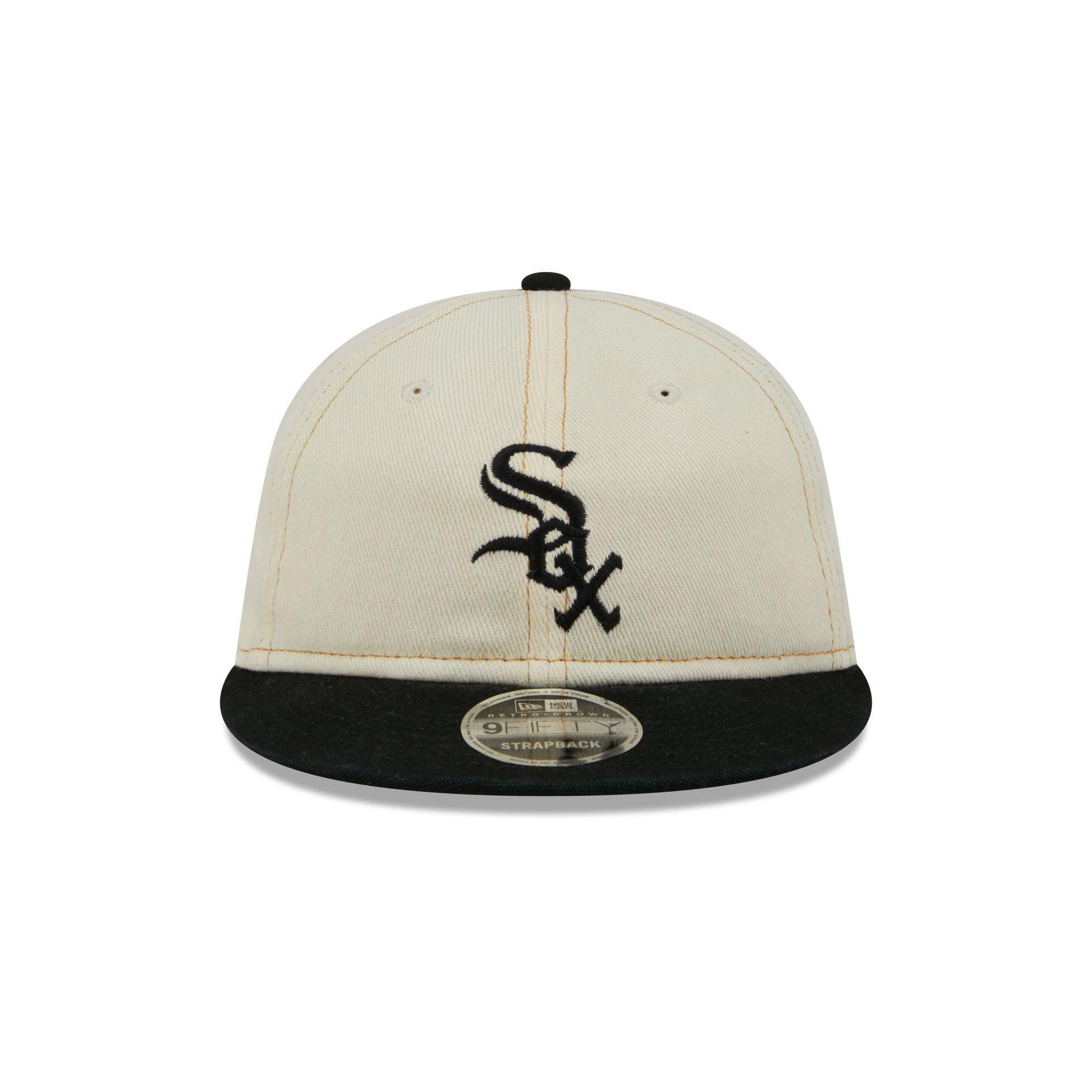 Chicago White Sox Chrome Denim Retro Crown 9FIFTY Adjustable Hat Male Product Image