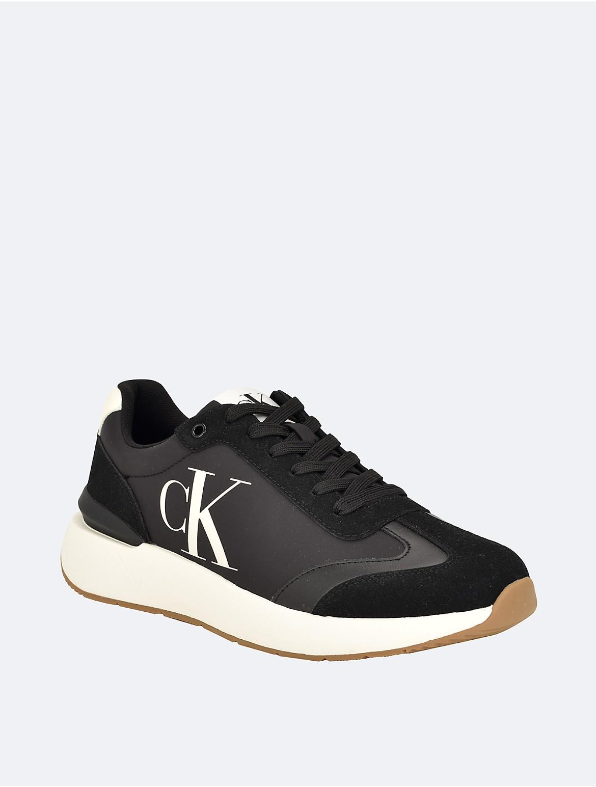 Calvin Klein Mens Mens Dilbur Sneaker - Black - 12 Product Image