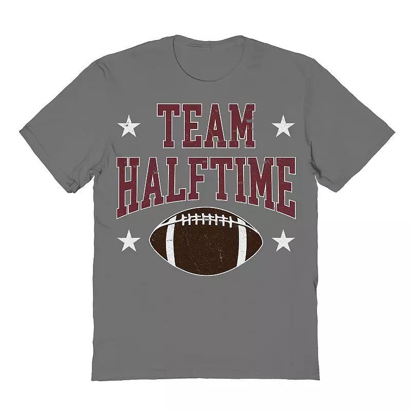 Adult Team Halftime Graphic Tee, Mens Grey Product Image