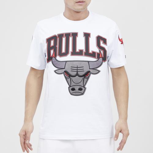 Pro Standard Mens Bulls T-Shirt - White/Black Product Image