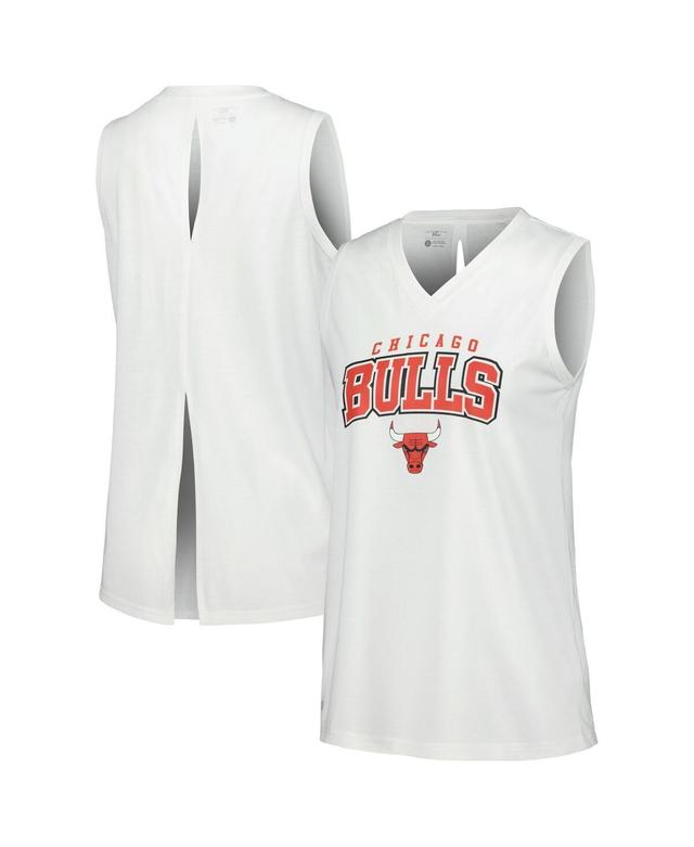 Womens Levelwear Chicago Bulls Paisley Peekaboo Tank Top Product Image