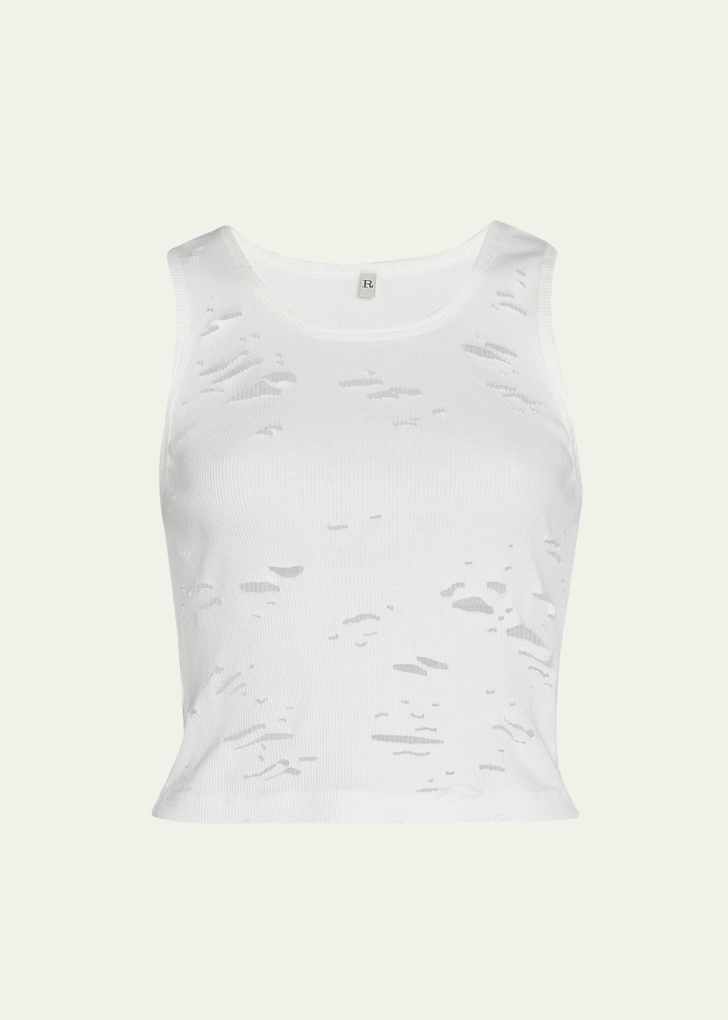 R13 Womens Distressed Cotton Tank Product Image