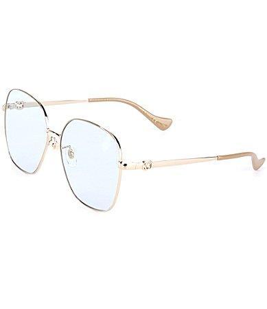 Gucci Womens Gg1089sa 61mm Rectangle Sunglasses Product Image