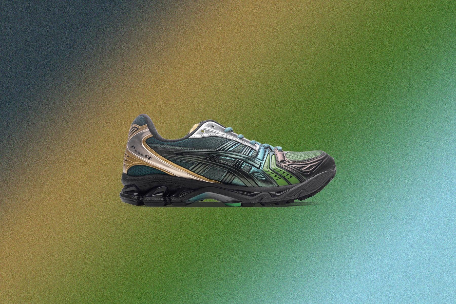 Asics x P.ANDRADE Gel-Kayano 14 - Gradation Green/Green Male Product Image