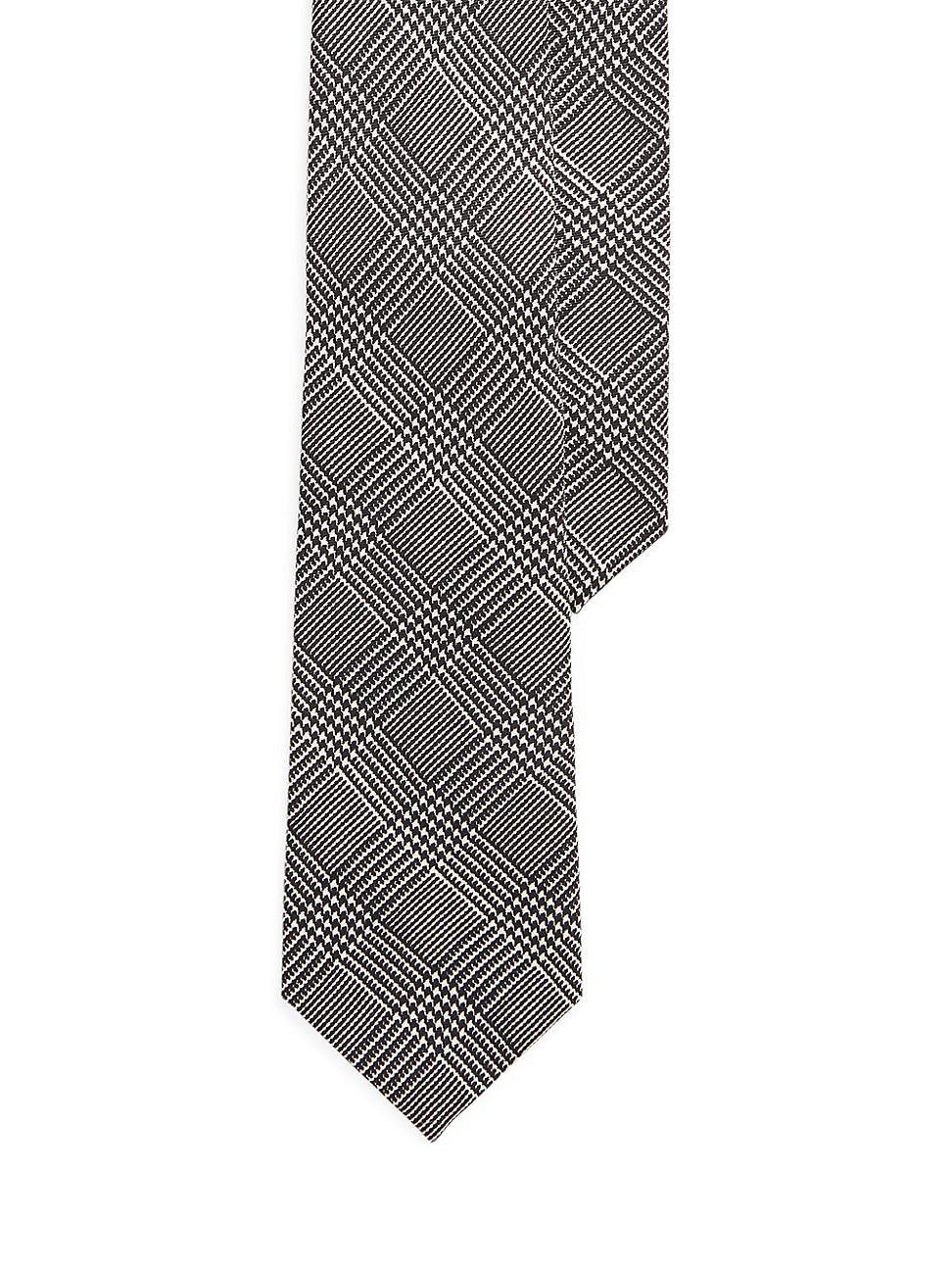 Mens Glenplaid Silk Tie Product Image