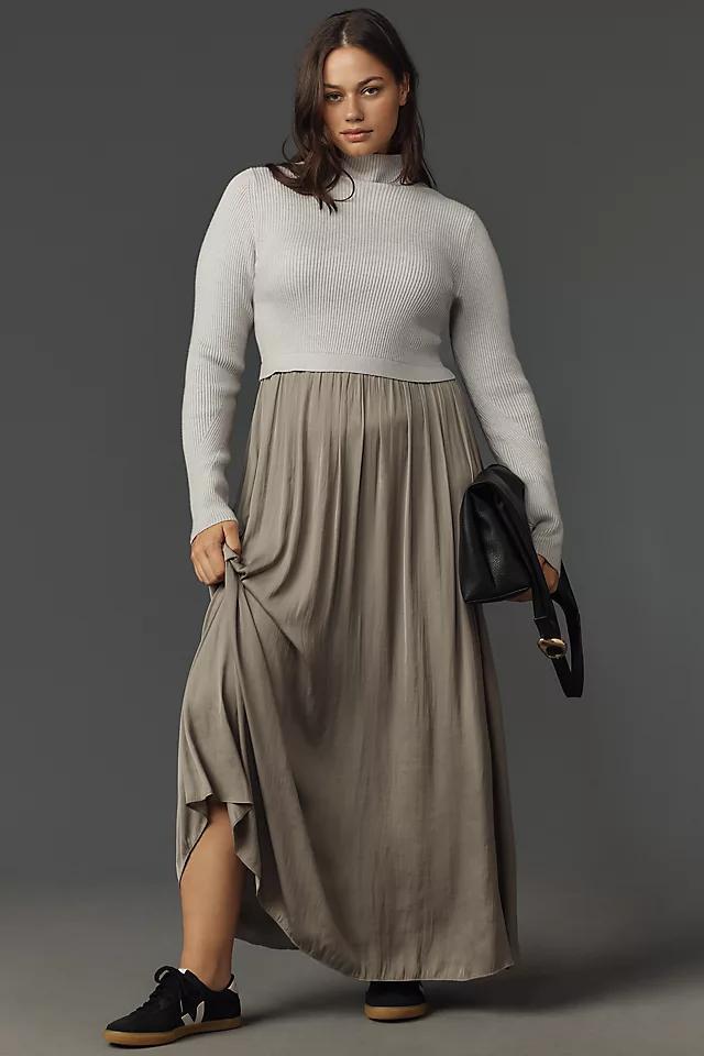 The Thea Twofer Sweater Dress  Product Image