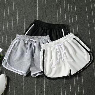 Couple Matching Drawstring Beach Shorts Product Image