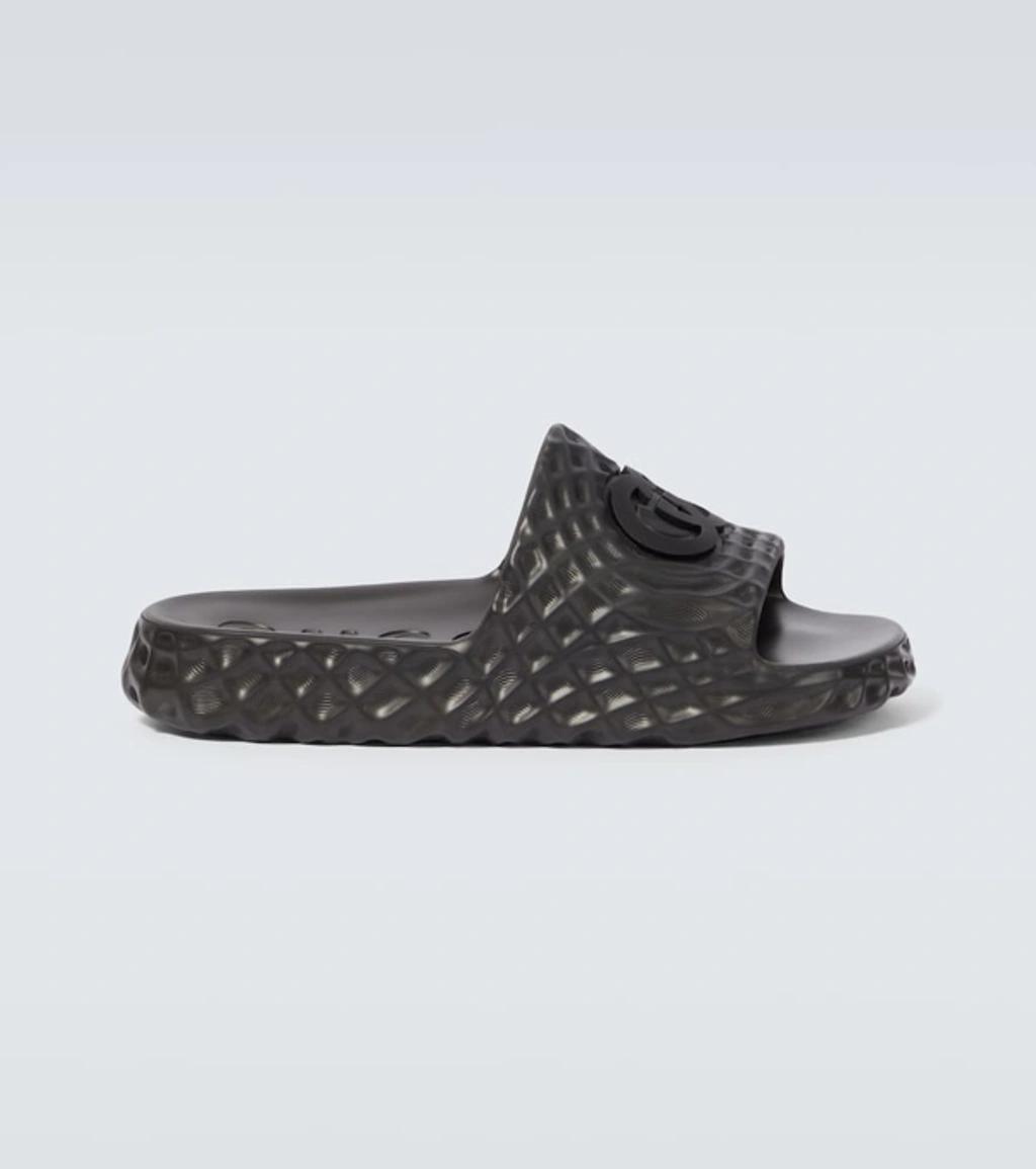 GUCCI Interlocking G Slides In Nero/nero Product Image