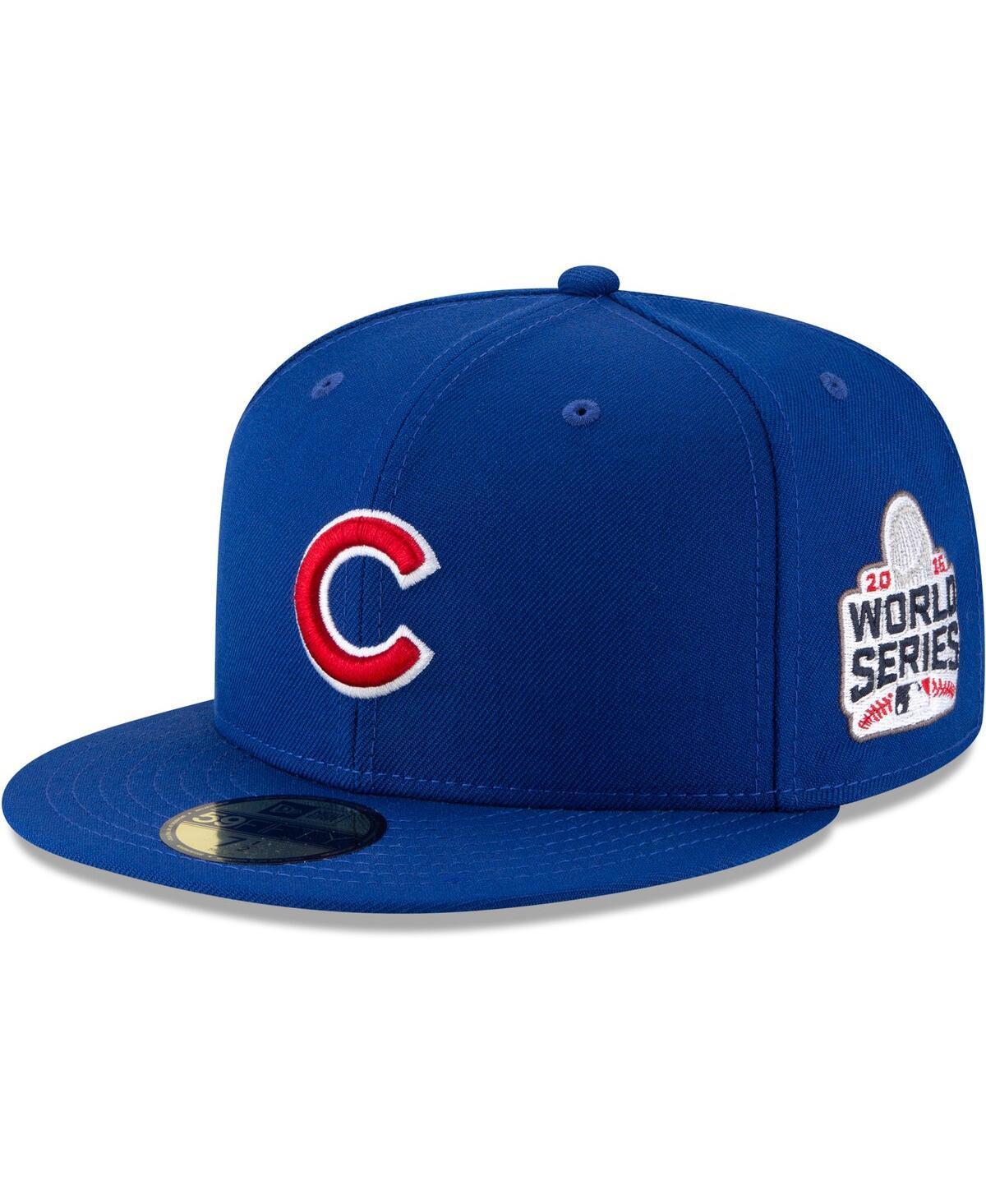 Mens New Era Royal Chicago Cubs 2016 World Series Wool 59FIFTY Fitted Hat Product Image