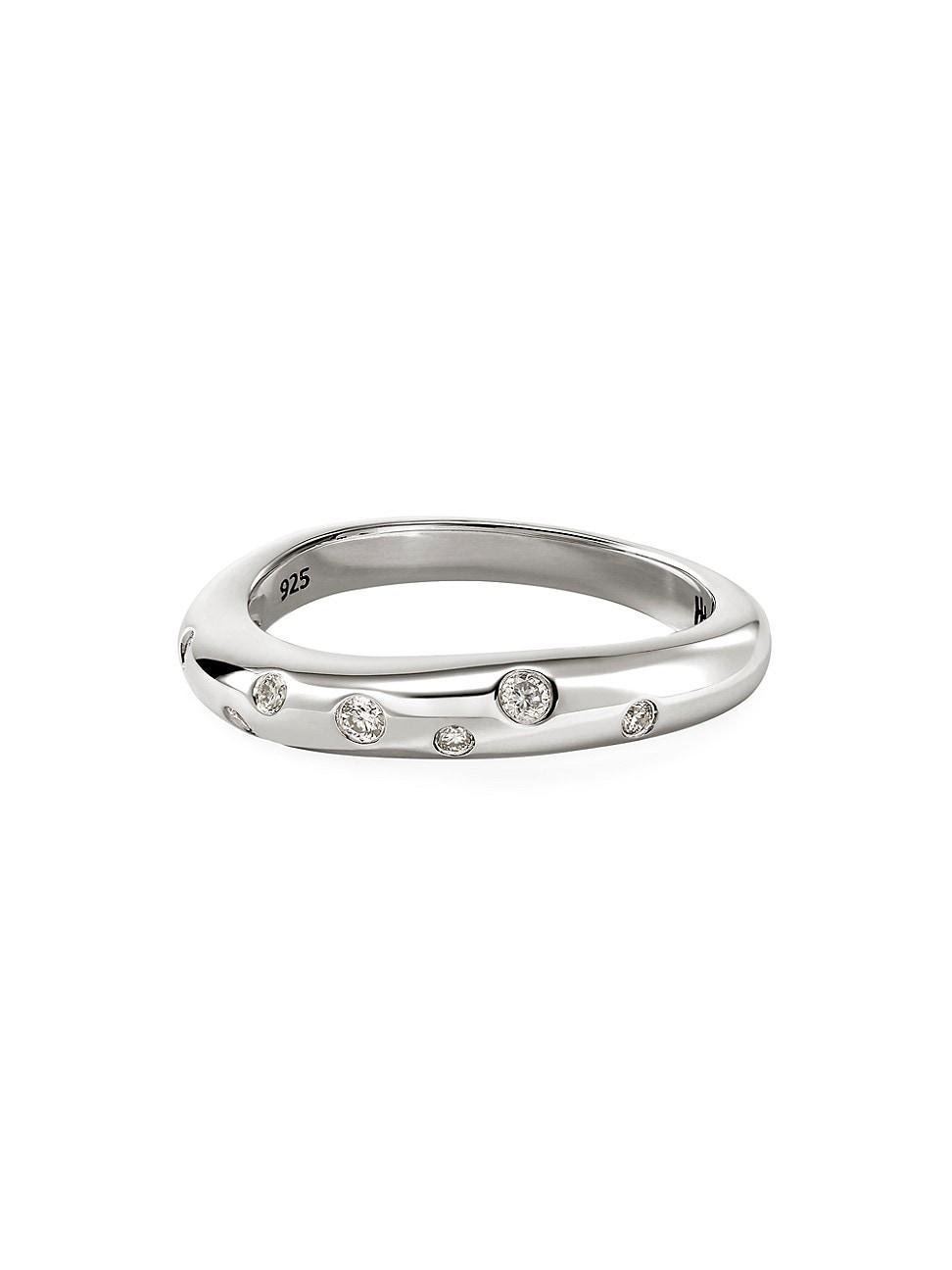 Womens Surf Sterling Silver & 0.11 TCW Diamonds Ring Product Image