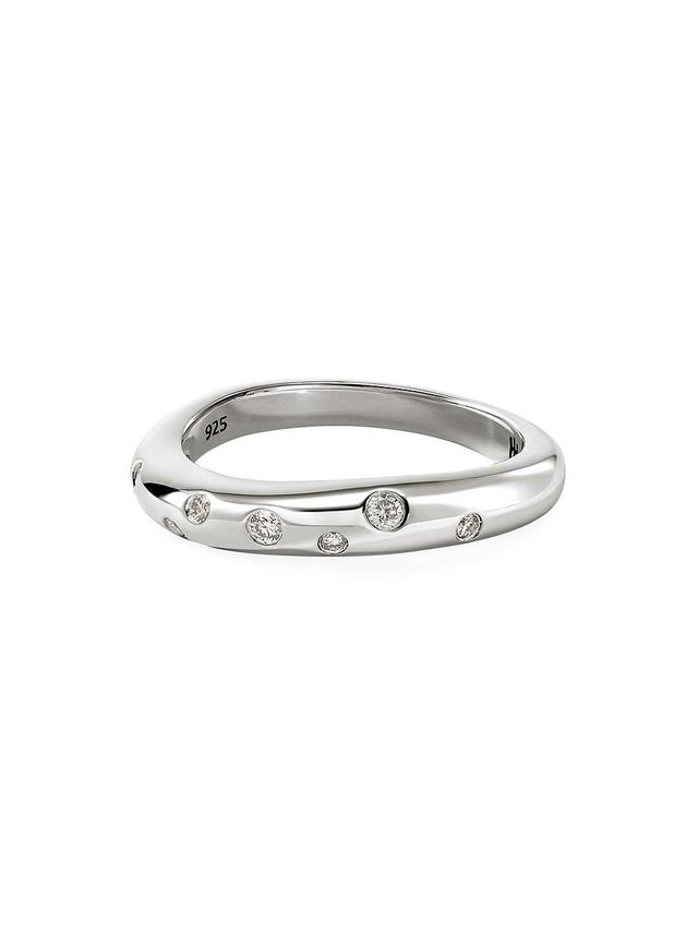 John Hardy Surf Diamond Band Ring Product Image