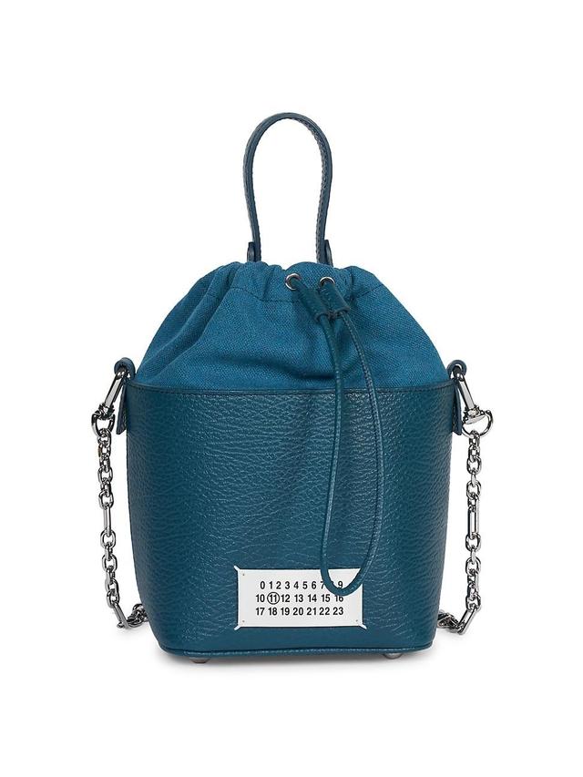 Womens Small 5AC Leather Bucket Bag Product Image