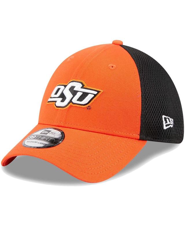 Mens New Era Orange Oklahoma State Cowboys Evergreen Neo 39THIRTY Flex Hat Product Image