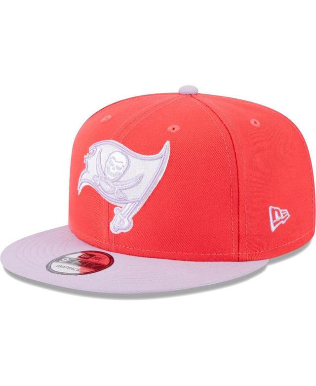 Mens New Era Red Tampa Bay Buccaneers Two-Tone Color Pack 9FIFTY Snapback Hat - Red Product Image