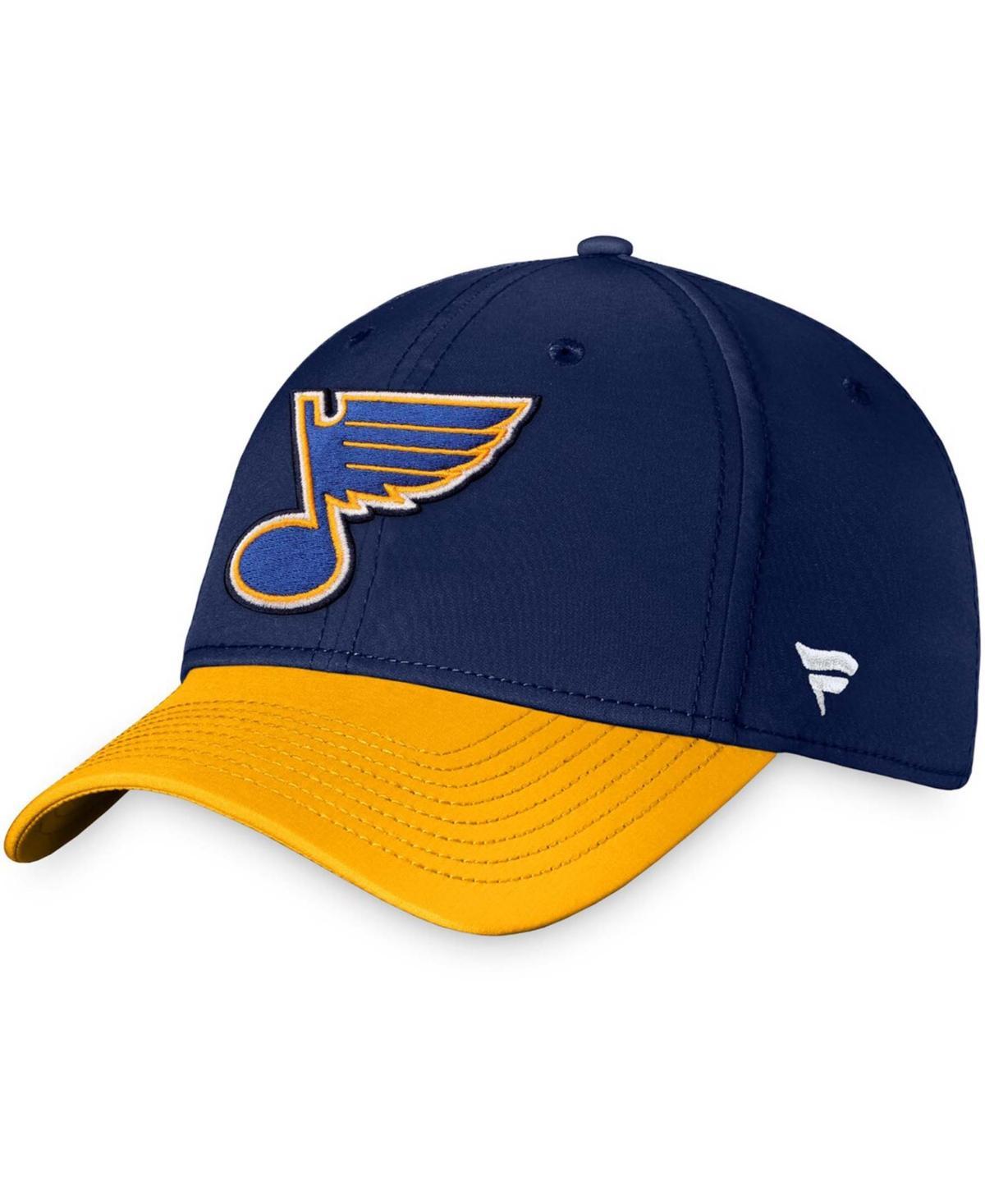 Mens Fanatics Branded St. Louis Blues Core Primary Logo Flex Hat Product Image