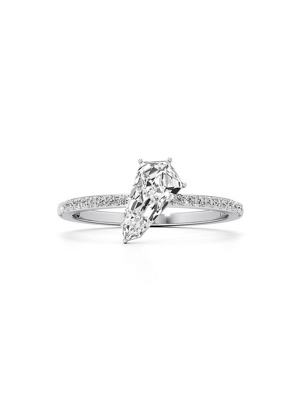 Womens Phoenix 18K White Gold & 1.15 TCW Lab-Grown Diamond Ring Product Image