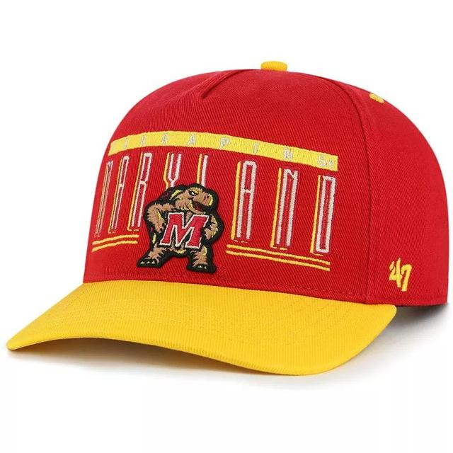 Mens 47 Maryland Terrapins Double Header Hitch Adjustable Hat Product Image