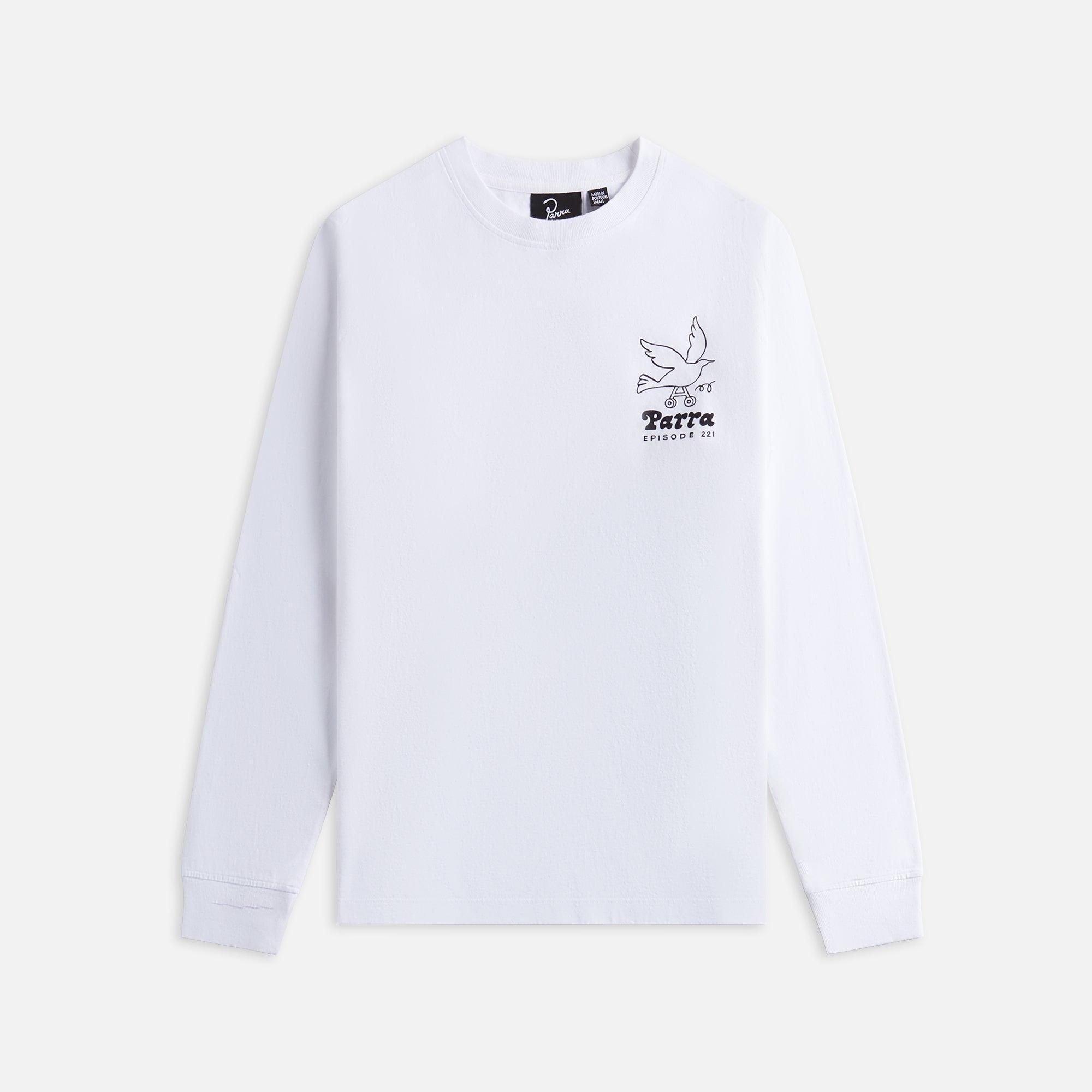 by Parra Chair Pencil Long Sleeve Tee - White Male Product Image