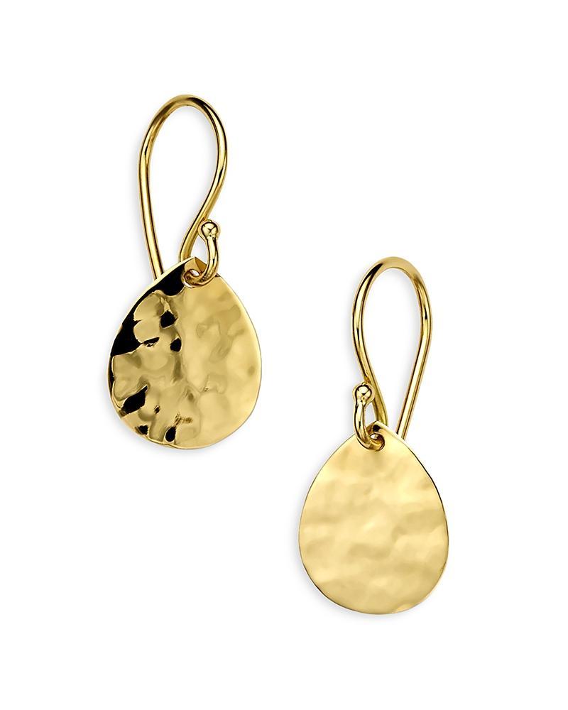 Ippolita 18K Yellow Gold Classico Crinkle Drop Earrings Product Image