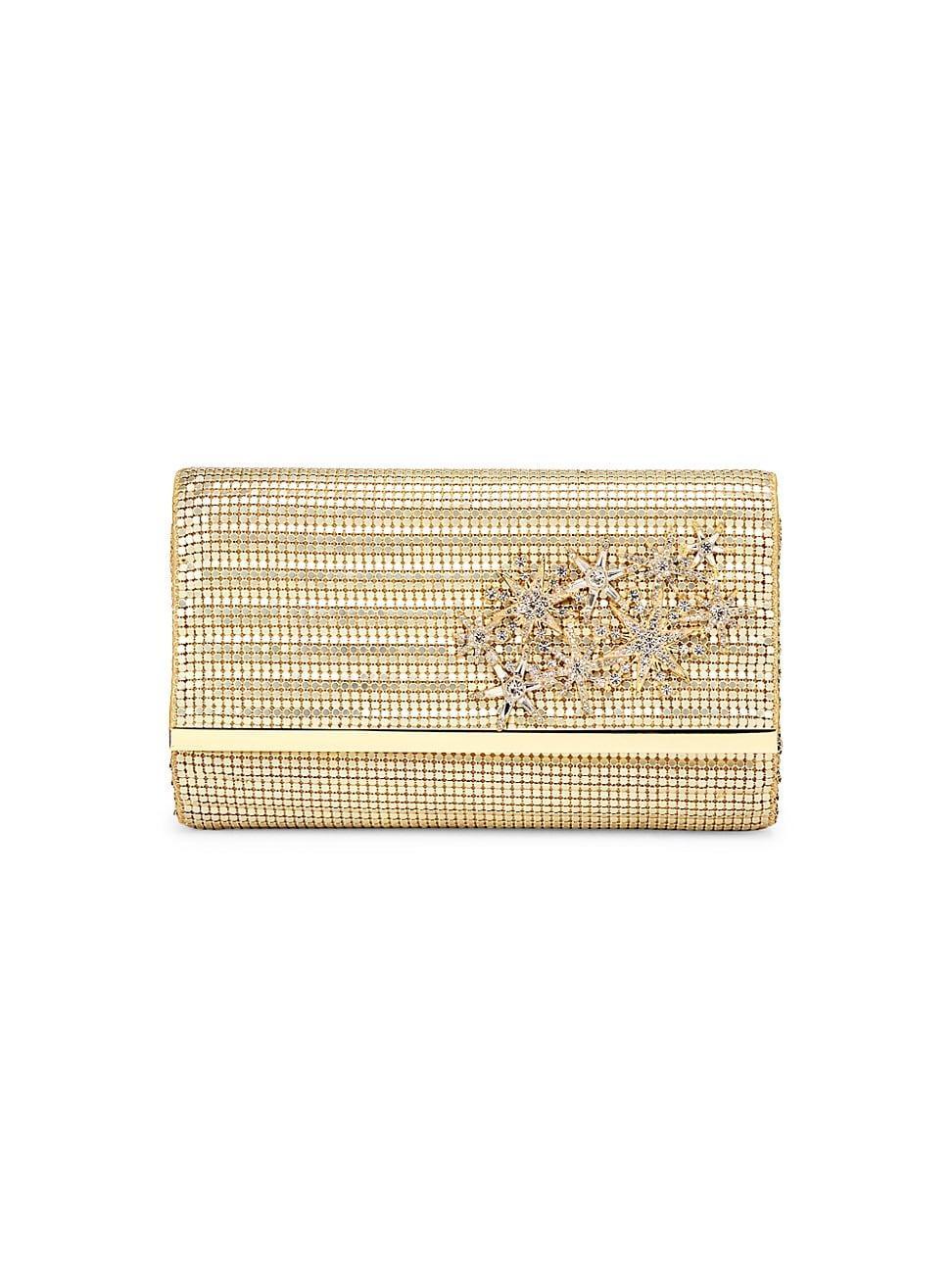 Womens Marilyn Crystal-Embellished Clutch Product Image