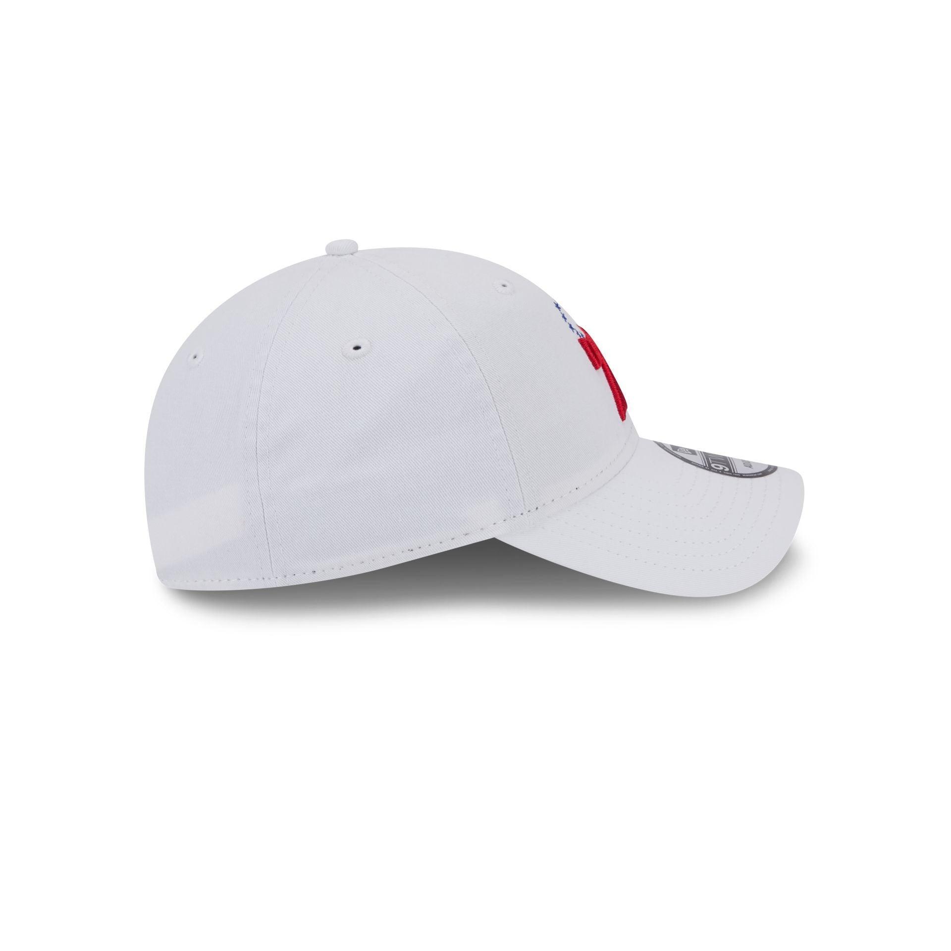 Philadelphia 76ers White 9TWENTY Adjustable Hat Male Product Image