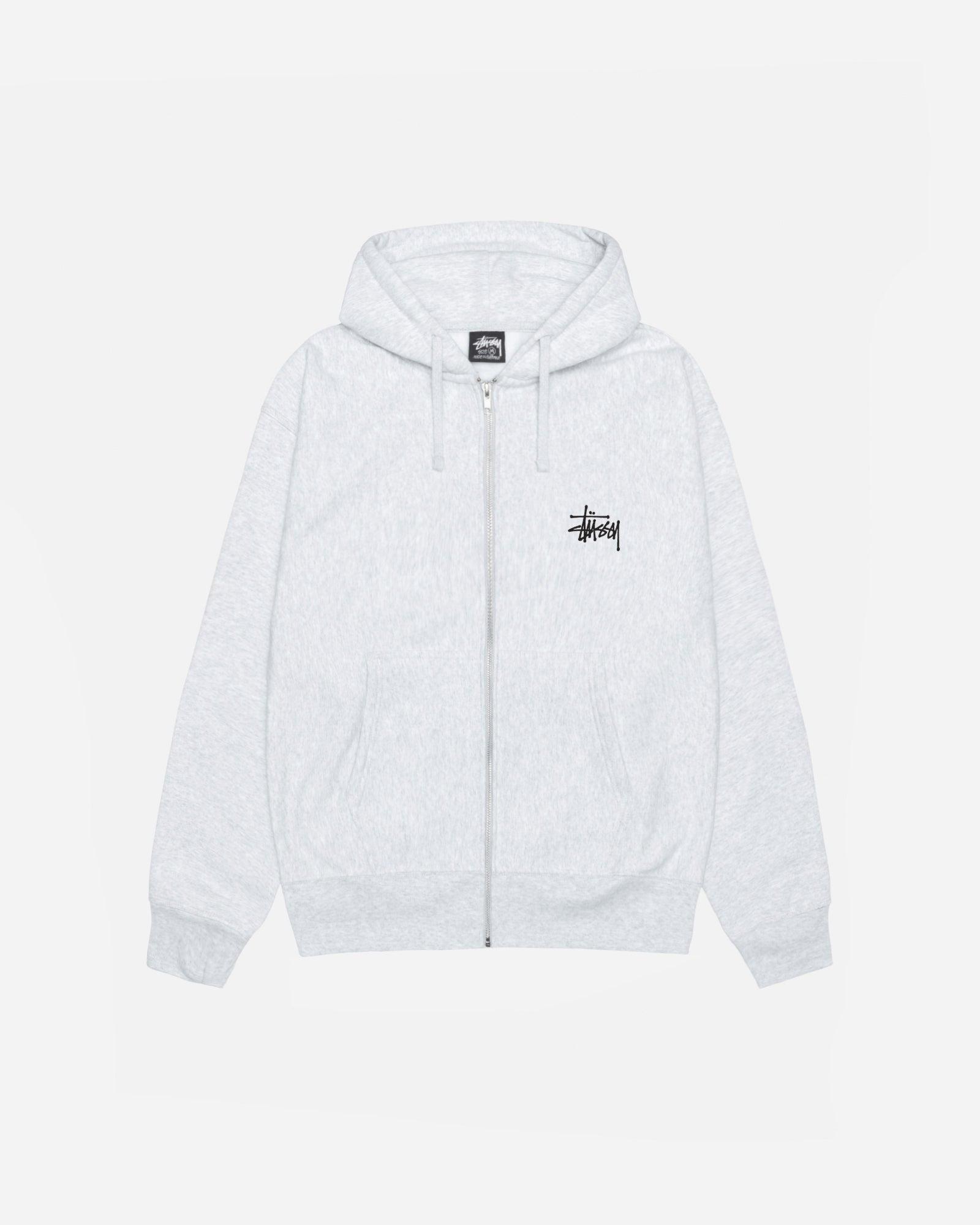 BASIC STÜSSY ZIP HOODIE Male Product Image