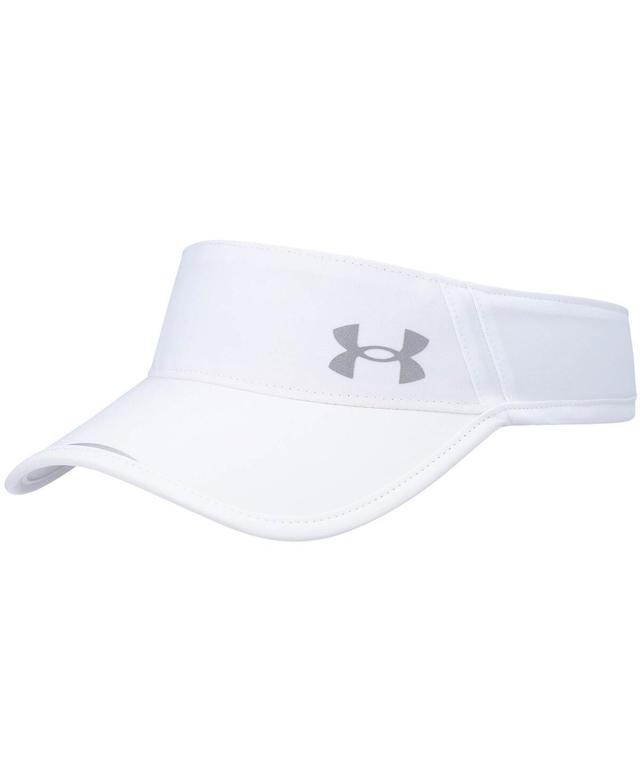 Mens Under Armour White Launch Run Performance Adjustable Visor Product Image