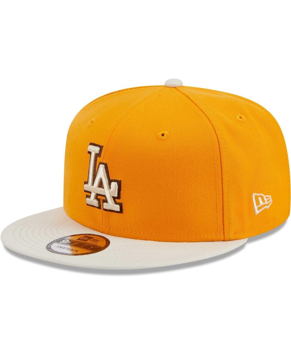 Mens New Era Gold Los Angeles Dodgers Tiramisu 9FIFTY Snapback Hat Product Image