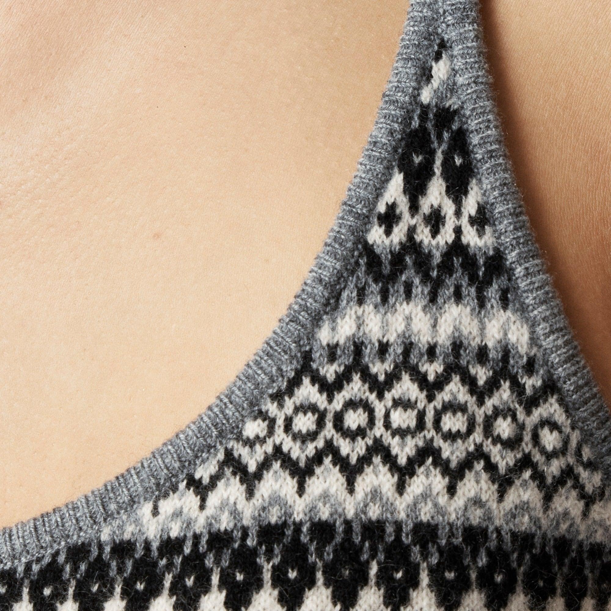 Cashmere Fair Isle sweater-tank Product Image