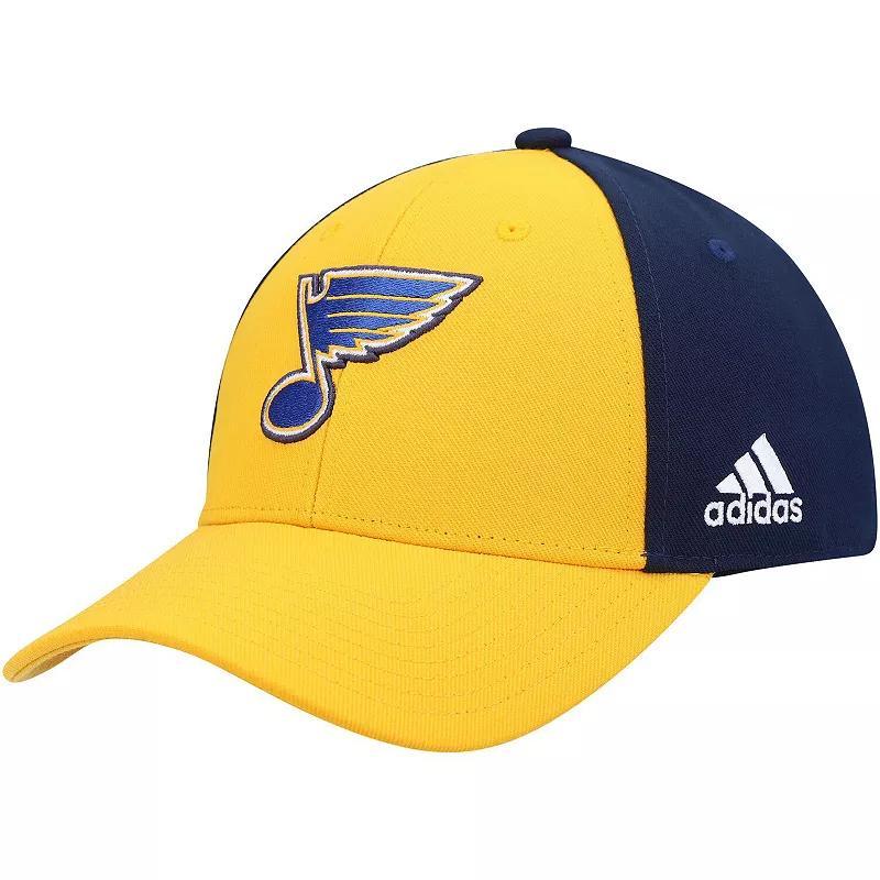 Mens adidas /Navy St. Louis Blues Team Adjustable Hat Product Image