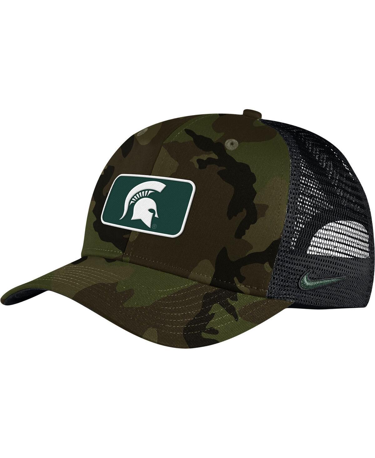 Mens Nike Camo/Black Michigan State Spartans Classic99 Trucker Snapback Hat Product Image