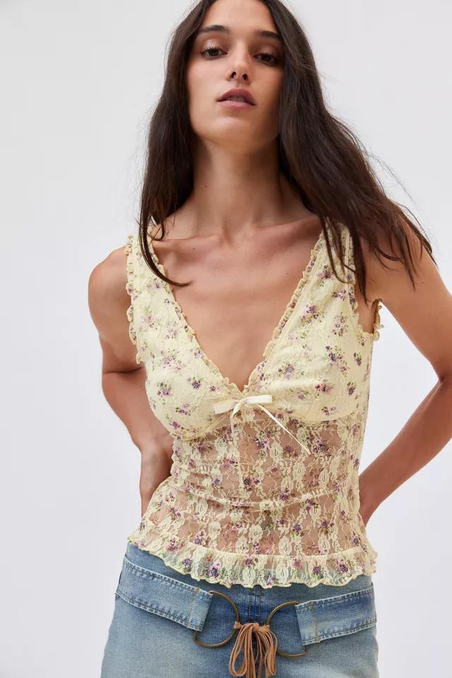 Kimchi Blue Harlene Printed Mesh Cami Product Image