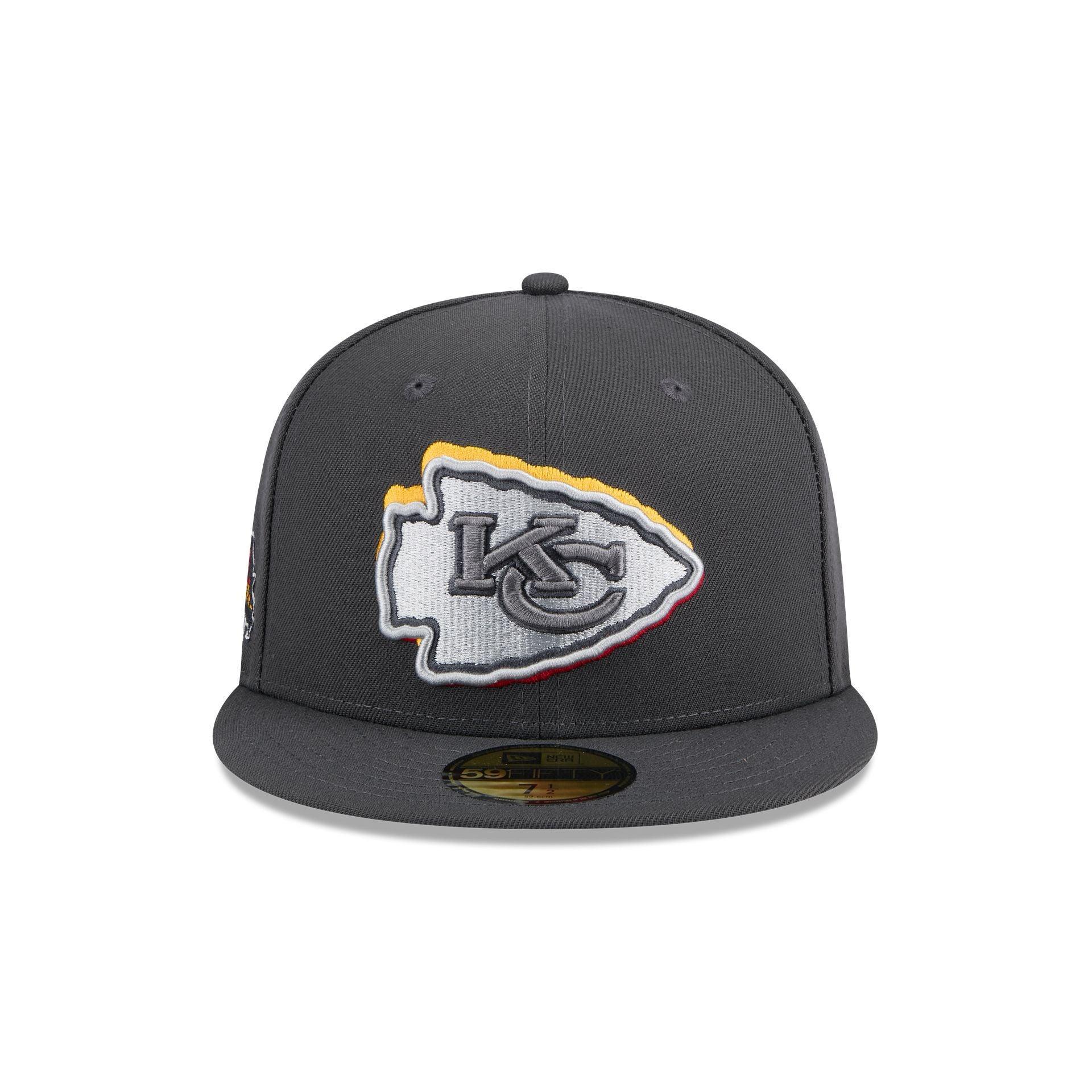 Kansas City Chiefs 2024 Draft Gray 59FIFTY Fitted Hat Male Product Image