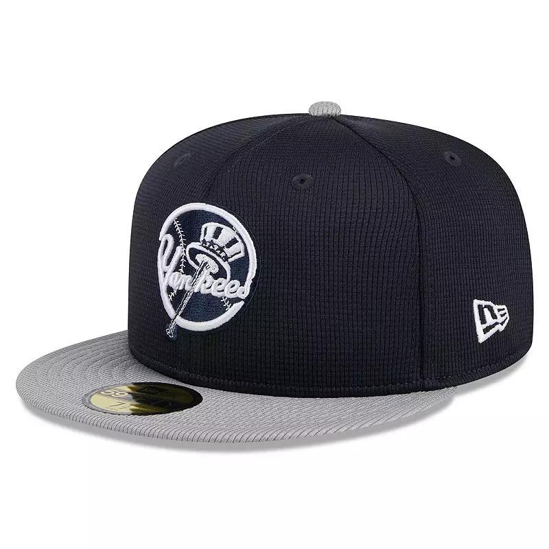 Mens New Era New York Yankees 2024 Batting Practice 59FIFTY Fitted Hat Blue Product Image