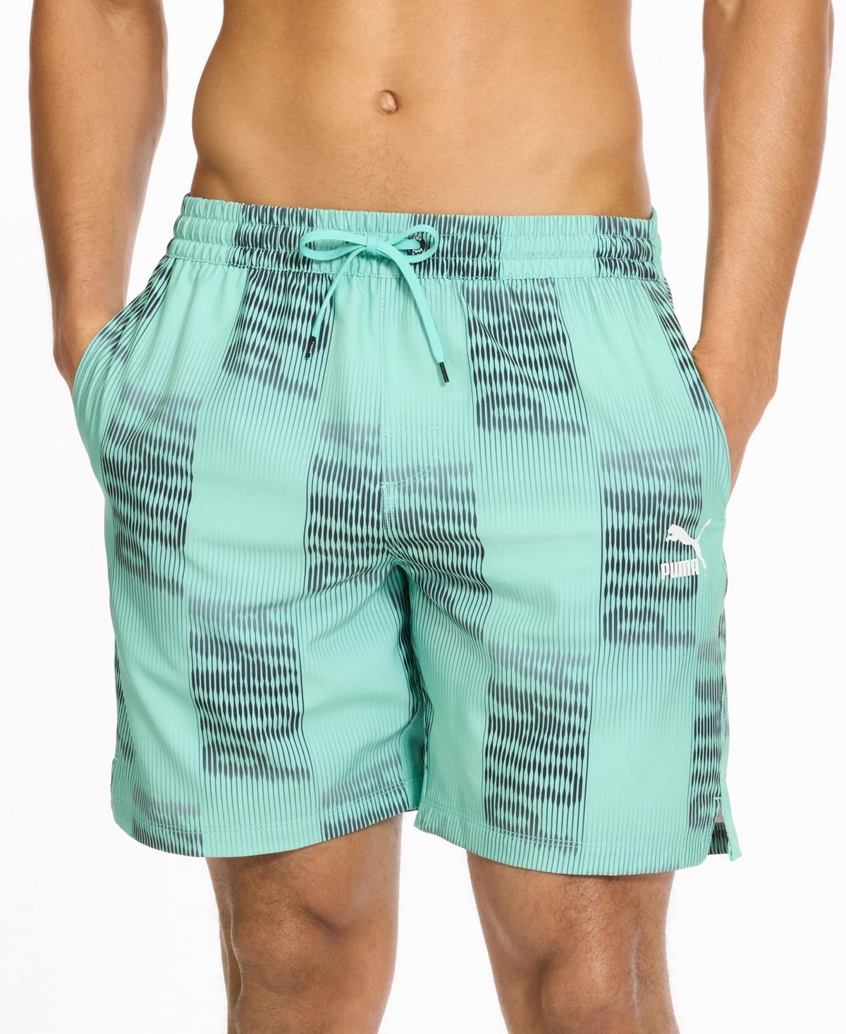 Puma Mens Printed 7 Swim Trunks Product Image