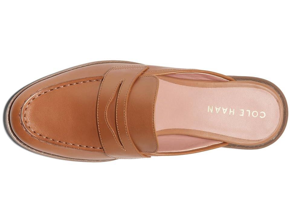 Cole Haan Stassi Penny Mule (Pecan Leather) Women's Flat Shoes Product Image