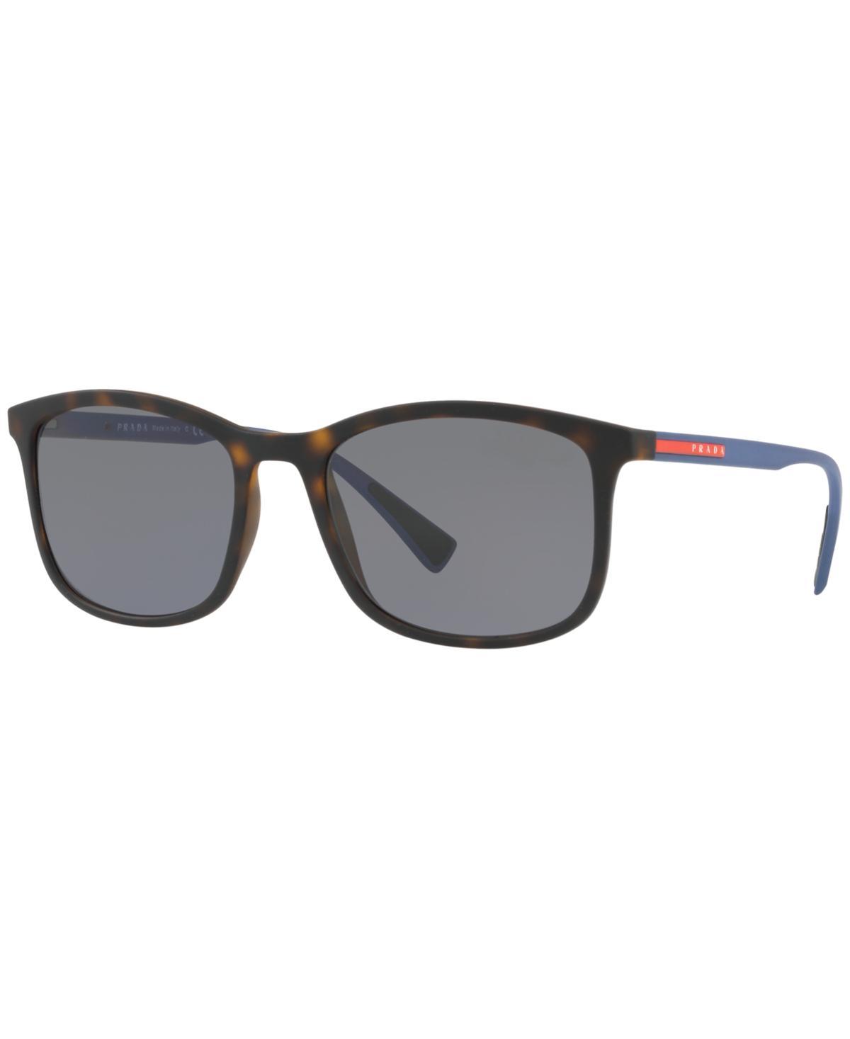 Prada Sport 56mm Mirrored Rectangle Sunglasses Product Image